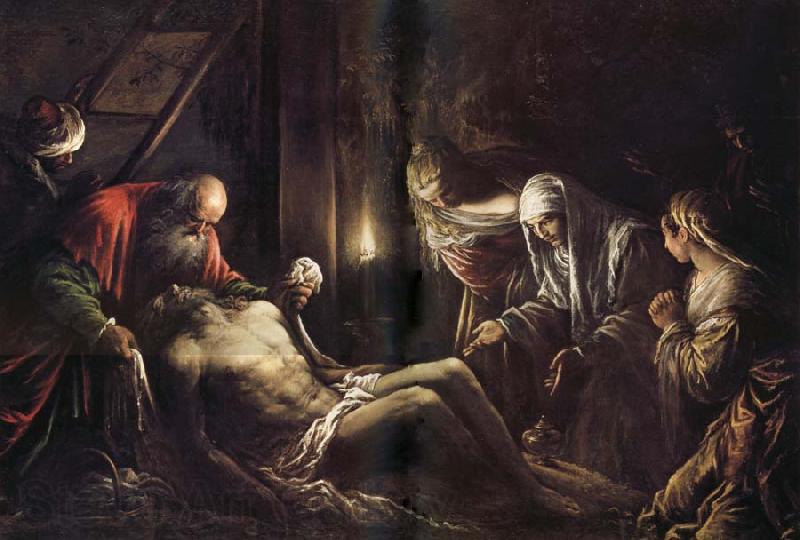 BASSANO, Jacopo Le Christ descendu de la Croix